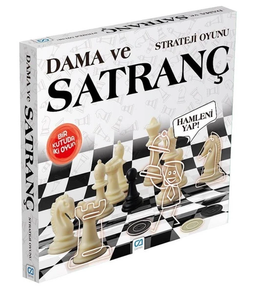 Dama ve Satranç Strateji Oyun Seti - Mavi Su Dünyası ürün görseli 1