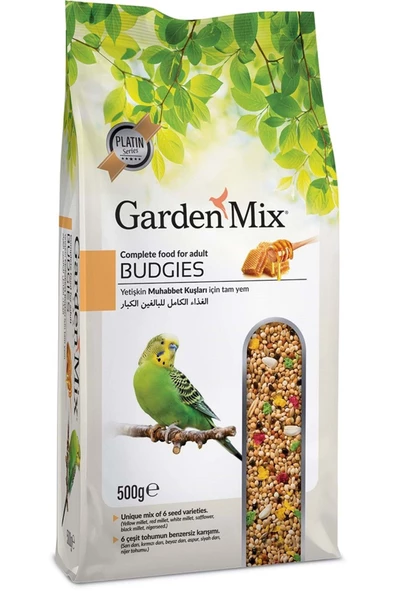 Garden Mix Budgies Food Ballı Muhabbet Kuşu Yemi 500g ürün görseli 1