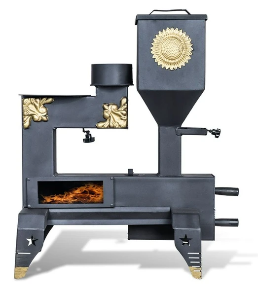 Etinova Pelet Soba M001 Mini Pelet Sobası (Desenli Model) ürün görseli 1