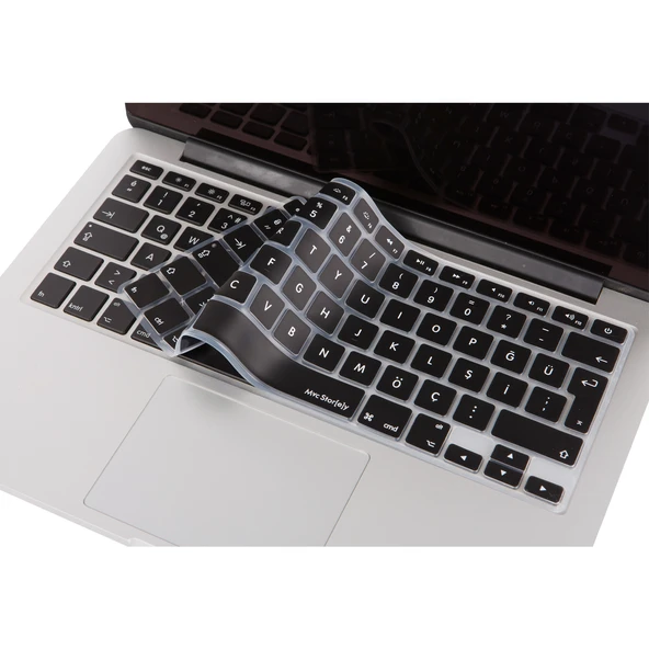 MacBook Air Pro Klavye Koruyucu Türkçe Q Silikon Ultra İnce Eski USB HDMI Model Uyumlu ürün görseli 1