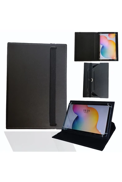 Lenovo Tab2 A10-30 10.1"  Tablet Uyumlu Standlı Üniversal Kapaklı Tablet Kılıfı ürün görseli 1