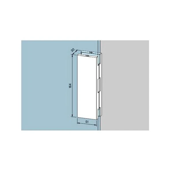 Dorma Glas GK50 Kilit Karşılığı - Resim 2