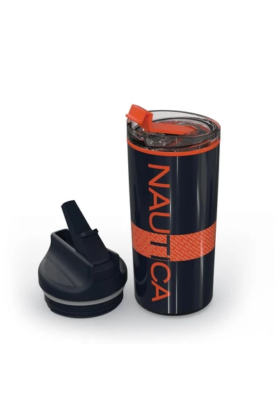 Nautica Sport Tumbler 650ml Ntm0202-3 Navy Orange ürün görseli 1