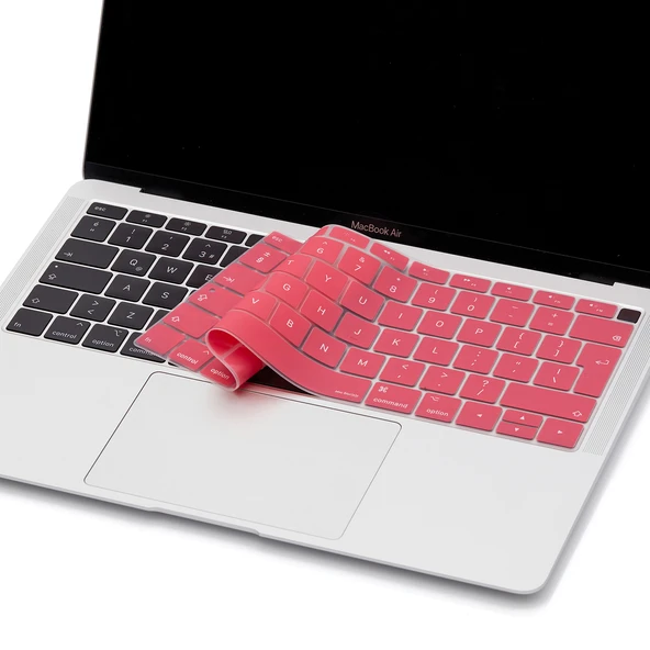 Laptop Macbook Air 13inç Klavye Koruyucu (UK-EU İngilizce) TouchID'li A1932 ile Uyumlu ürün görseli 1