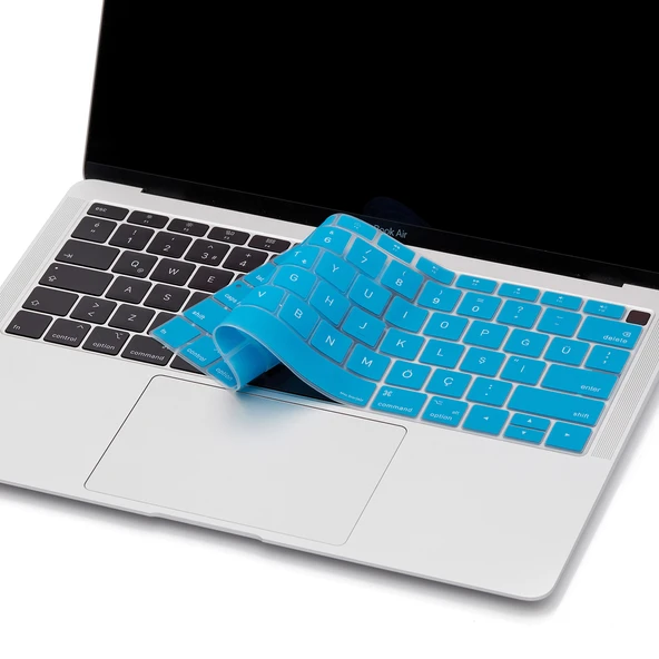 Laptop Macbook Air 13inç Klavye Koruyucu (US to TR) TouchID'li A1932 ile Uyumlu ürün görseli 1