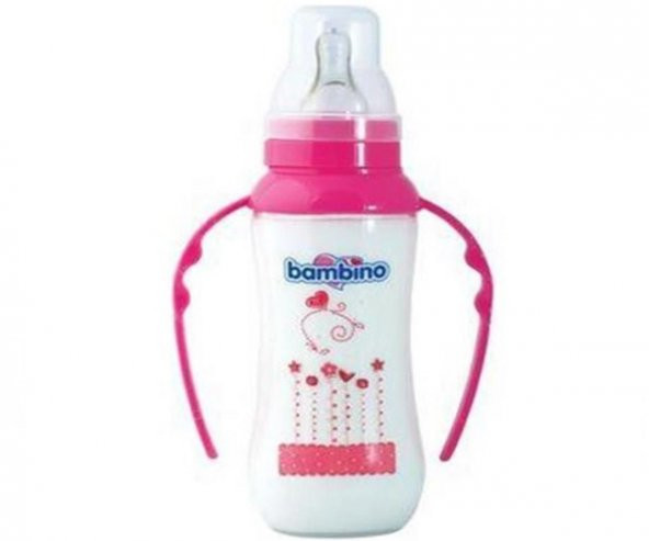 Bambino Biberon Ayıcıklı Kavranabilir 150 Ml - Pembe ürün görseli 1