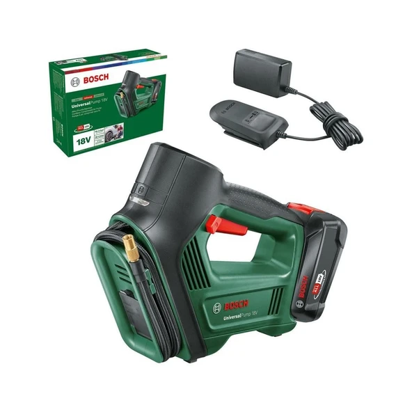 Bosch UniversalPump 18V Tek Akülü 2 Ah Araç Kompresörü ürün görseli 1