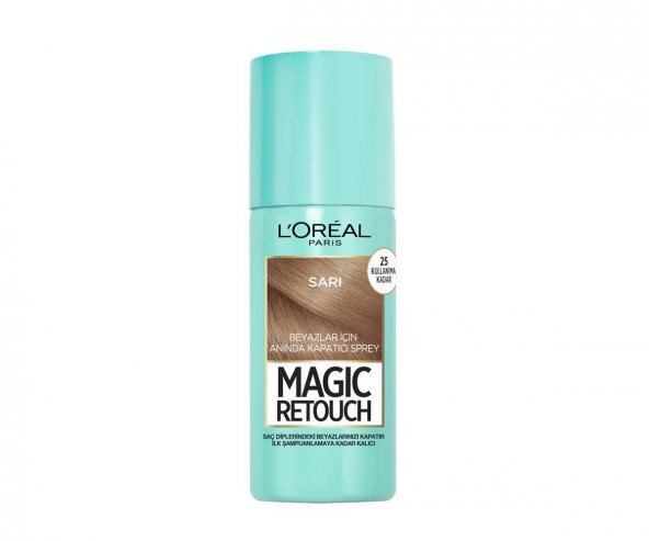 LOréal Paris Magic Retouch Beyaz Dipleri Kapatıcı Sprey 75 Ml - Sarı ürün görseli 1