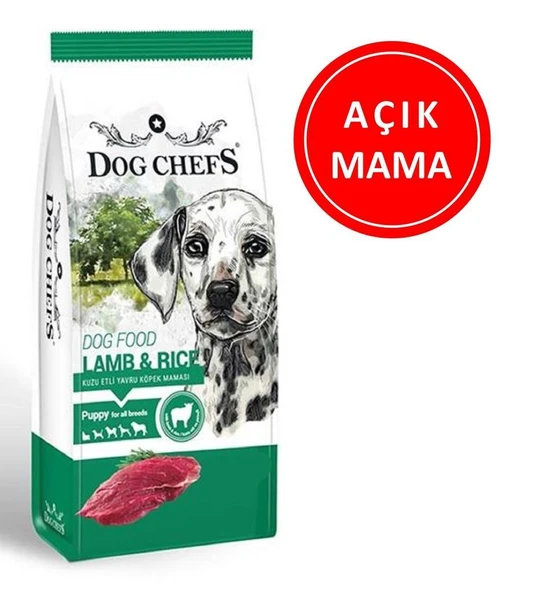 Dog Chefs Kuzu Etli Yavru Köpek Maması 1 Kg AÇIK ürün görseli 1