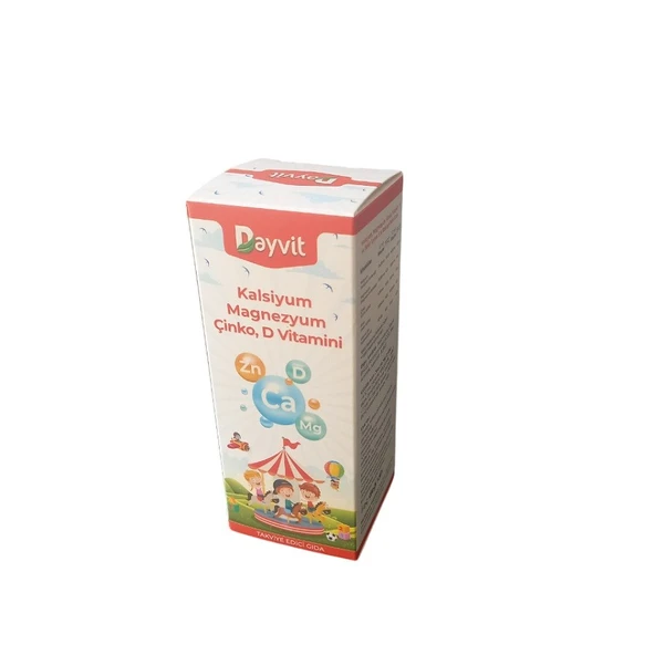 Dayvit Calcium Magnesium Zinc Vitamin D Sıvı 150ml ürün görseli 1