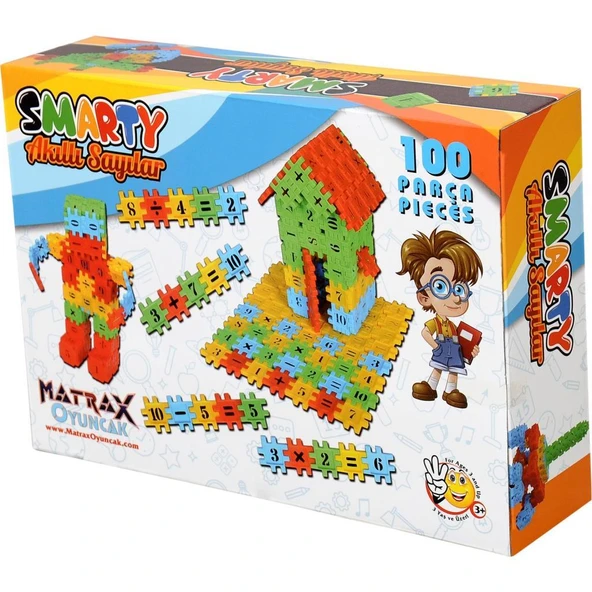 Matrax Oyuncak 100 Parça Smarty® Akıllı Sayılar ürün görseli 1