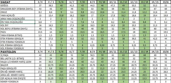 Çizgili Ekru Alt Üst Takım - Resim 5