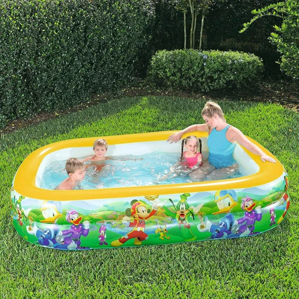 Bestway 91008 Disney Lisanslı, Mega Dikdörtgen Şişme Aile Havuzu ürün görseli 1