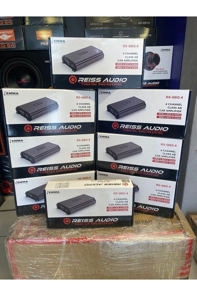 Boschmann Rs-q60 4 Kanal 4x60 Rms Amfi ürün görseli 1