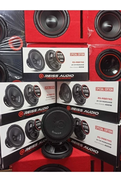 Reiss 20 Cm 400 Wat 160 Rms Demir Kapaklı Midrange ürün görseli 1