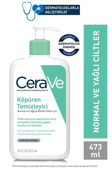 Cerave Foaming Cleanser 473 ml ürün görseli 1