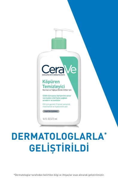Cerave Foaming Cleanser 473 ml - Resim 5