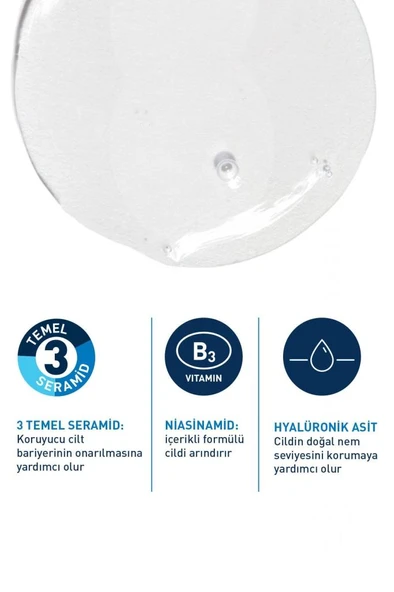 Cerave Foaming Cleanser 473 ml - Resim 3