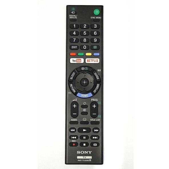 Sony Uzaktan Kumanda RMT-TX300P RMT-TX300B RMT-TX300U, Youtube/Netflıx ürün görseli 1