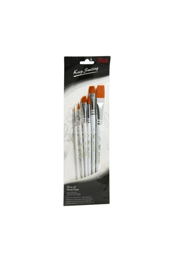 Rich Fırça Keep Smile 6 Lı Set ürün görseli 1