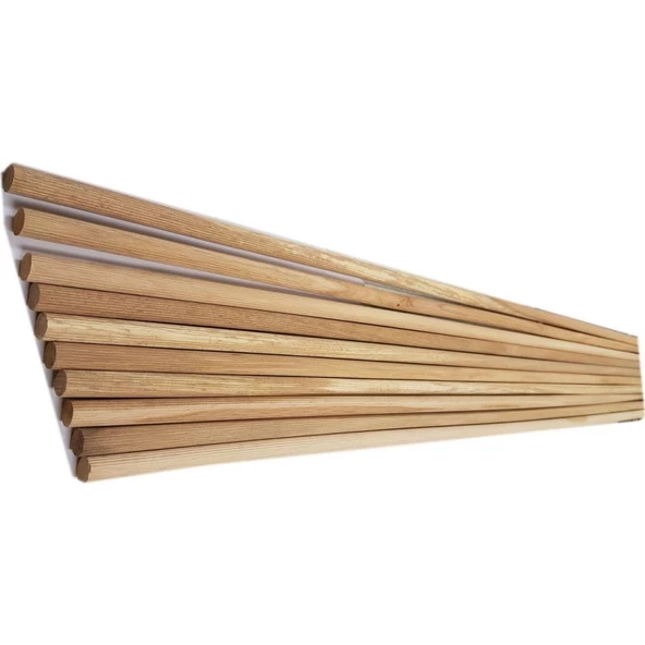 Ahşap Kavilya Kafes ve Maket Çubuğu 1 Metre (10 Adet) ürün görseli 1