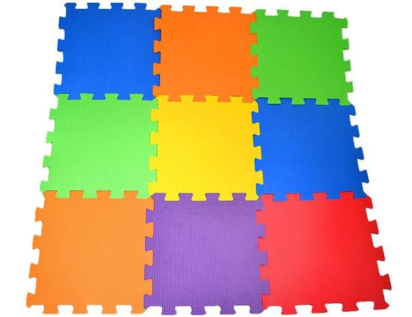 Matrax Oyuncak Polimat 33x33cm  9mm Düz (Renkli) ürün görseli 1