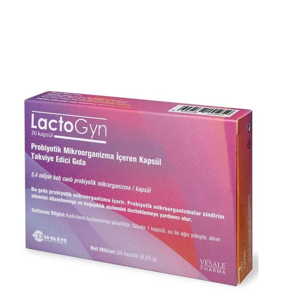 Lactogyn Probiotik Kapsül 30lu ürün görseli 1