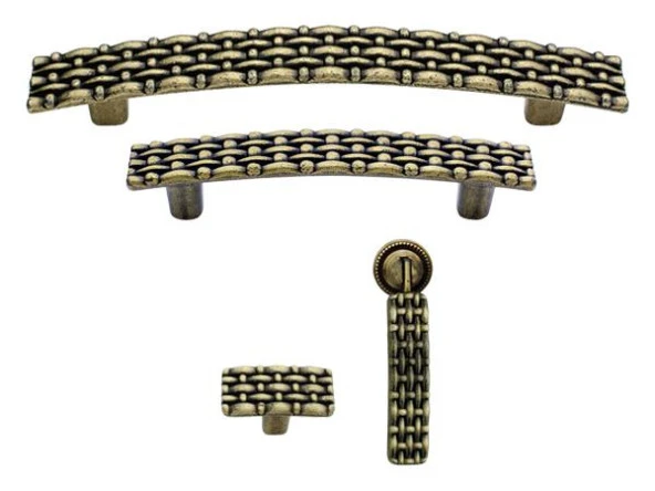 Hasır Kulp Antik 96mm (2 Adet) - Resim 2
