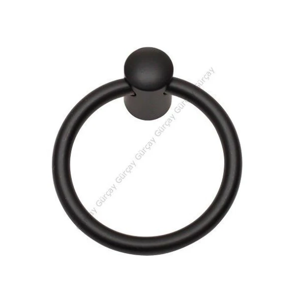 Gürçay Halka Kulp 60mm Siyah (2 Adet) ürün görseli 1