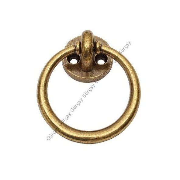Gürçay Çekmece Kapak Sandalye Kulpu Halka 60 mm Antik (2 Adet) ürün görseli 1