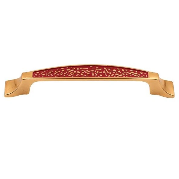 Kaktüs Kulp Altın-Kırmızı 96mm (2 Adet) ürün görseli 1