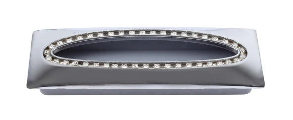 Gürçay Taşlı Gömme Kulp 96mm Krom (2 Adet) - Resim 2
