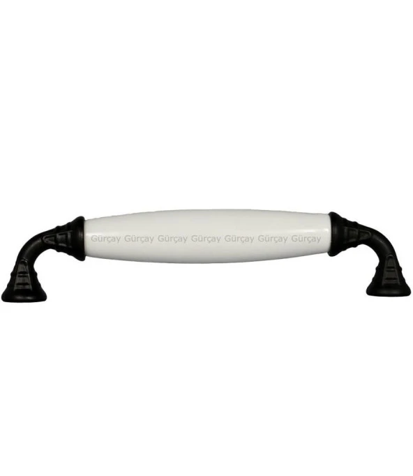 Gürçay Sude Porselen Kulp Siyah Düz 128mm (2 Adet) ürün görseli 1