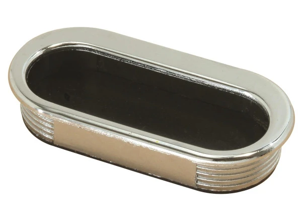 Gürçay Gömme Kulp Oval Parlak Krom (2 Adet) ürün görseli 1