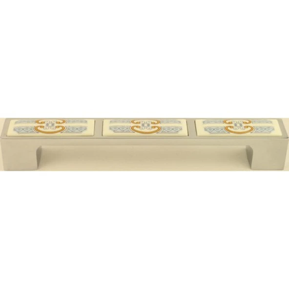 Anemon Porselen Kulp 160mm Krom - Resim 4