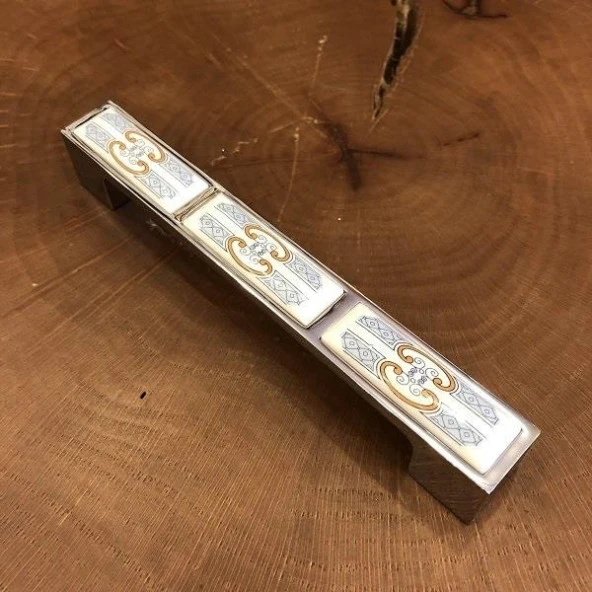Anemon Porselen Kulp 160mm Krom ürün görseli 1