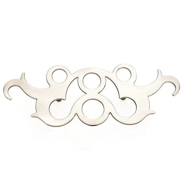 Desenli Lorenza Kulp Krom 64mm ürün görseli 1