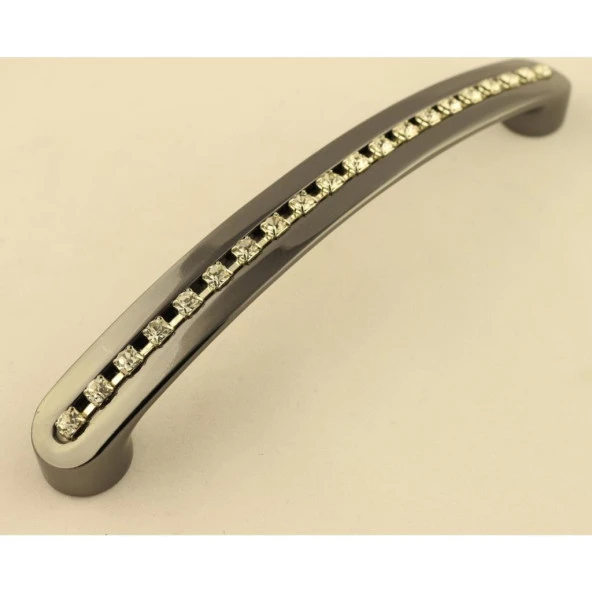 Gürcay Sıralı Taşlı Lama Kulp 128mm Füme (2 Adet) ürün görseli 1