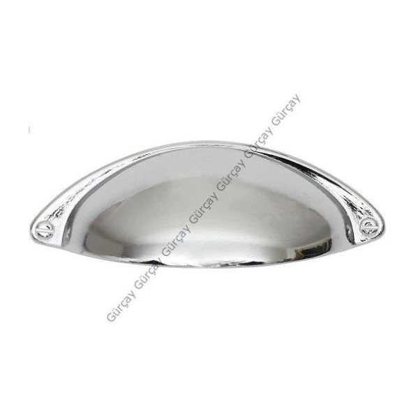 Çanak Kulp Krom 64mm (2 Adet) - Resim 2
