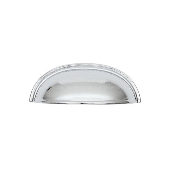 Lüks Çanak Kulp Krom 64mm (2 Adet) ürün görseli 1