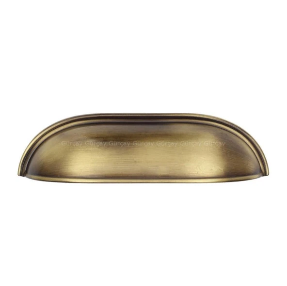 Lüks Çanak Kulp Antik Sarı 96mm (2 Adet) ürün görseli 1