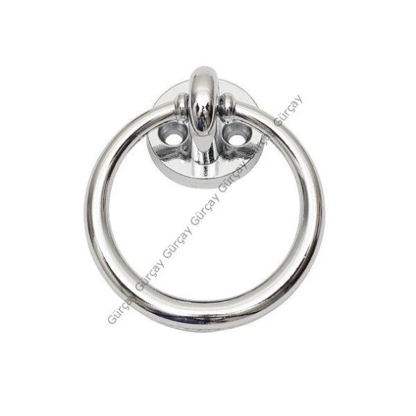 Gürçay Çekmece Kapak Sandalye Kulpu Halka 60 mm Krom (2 Adet) ürün görseli 1