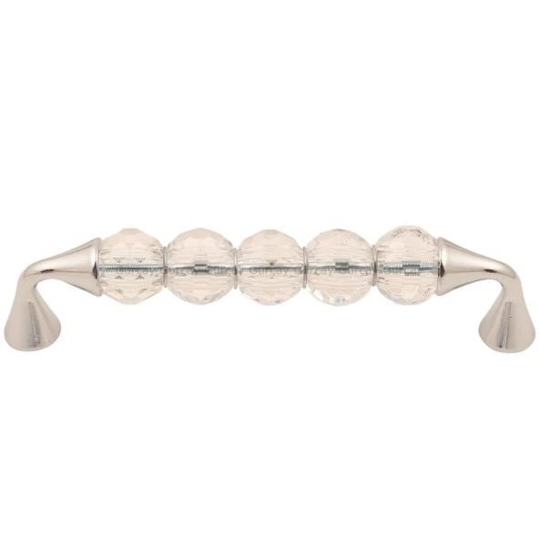 Gürçay İris Kristal Kulp Krom 128mm (2 Adet) ürün görseli 1