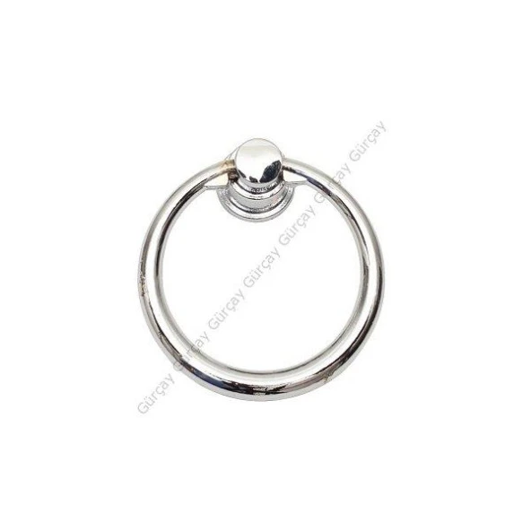 Çekmece Kapak Kulpu Halka 40 mm Krom (2 Adet) ürün görseli 1