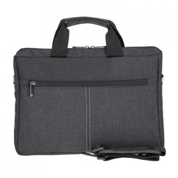 3 Bölmeli Antrasit 15.6" Laptop Çantası - Resim 11