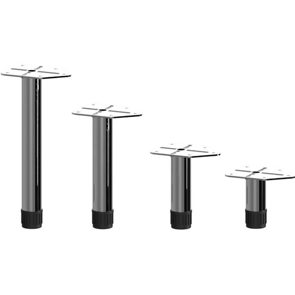 Gürçay Metal Mobilya Baza Ayağı 25mm Parlak Krom (4 Adet) ürün görseli 1
