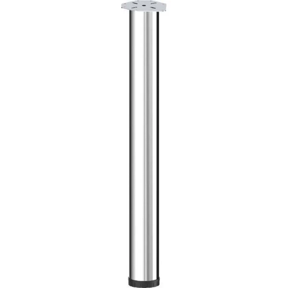 Gürçay Masa Ayağı - 60mm Krom 71cm 4 adet ürün görseli 1