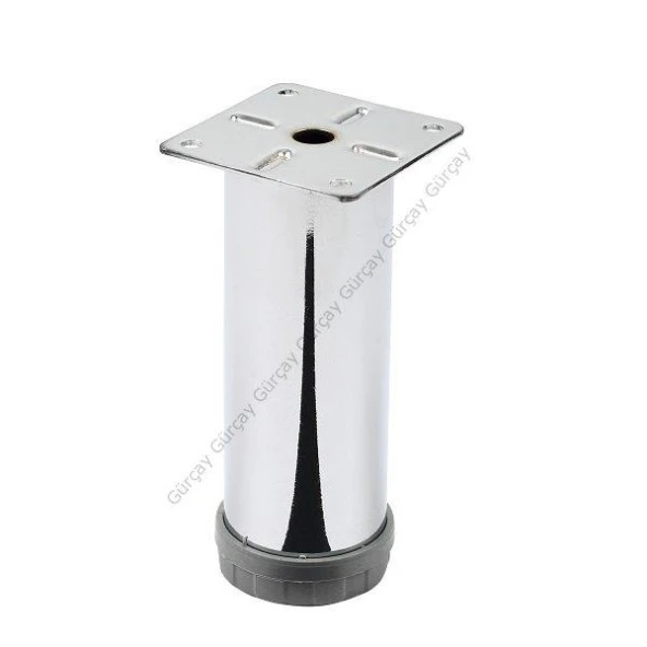 Metal Mobilya Ayağı Krom Çap 42mm - 12cm (4 Adet) ürün görseli 1