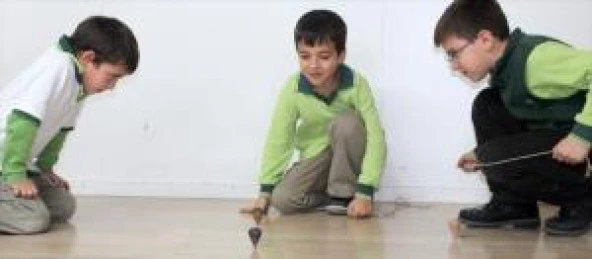 Nostaljik Ahşap Oyuncak Topaç 100 Adet - Resim 5