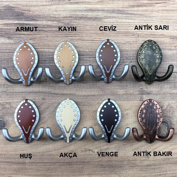 Gürçay Plastik Ahşap Desenli Elbise Askısı DAS ürün görseli 1